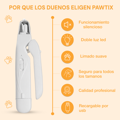Cortauñas LED para mascotas Pawtix