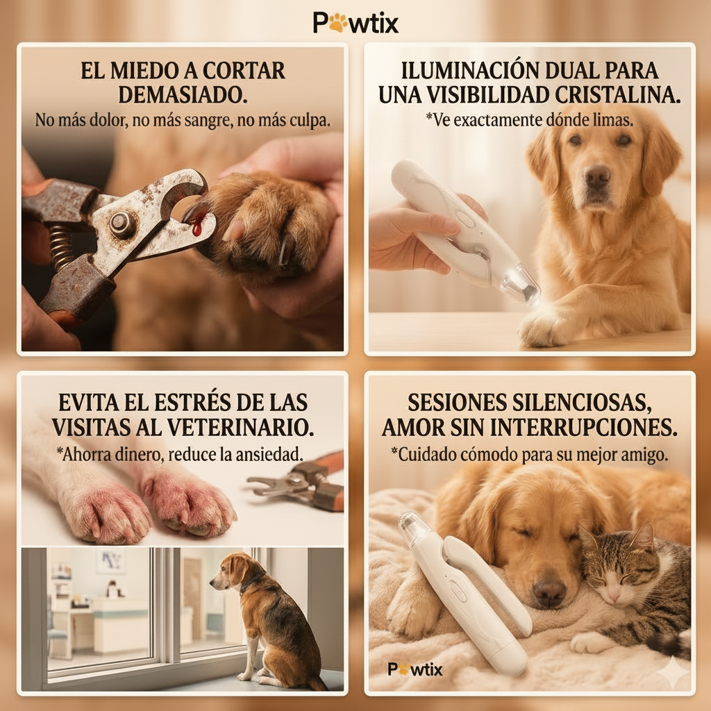 Cortauñas LED para mascotas Pawtix
